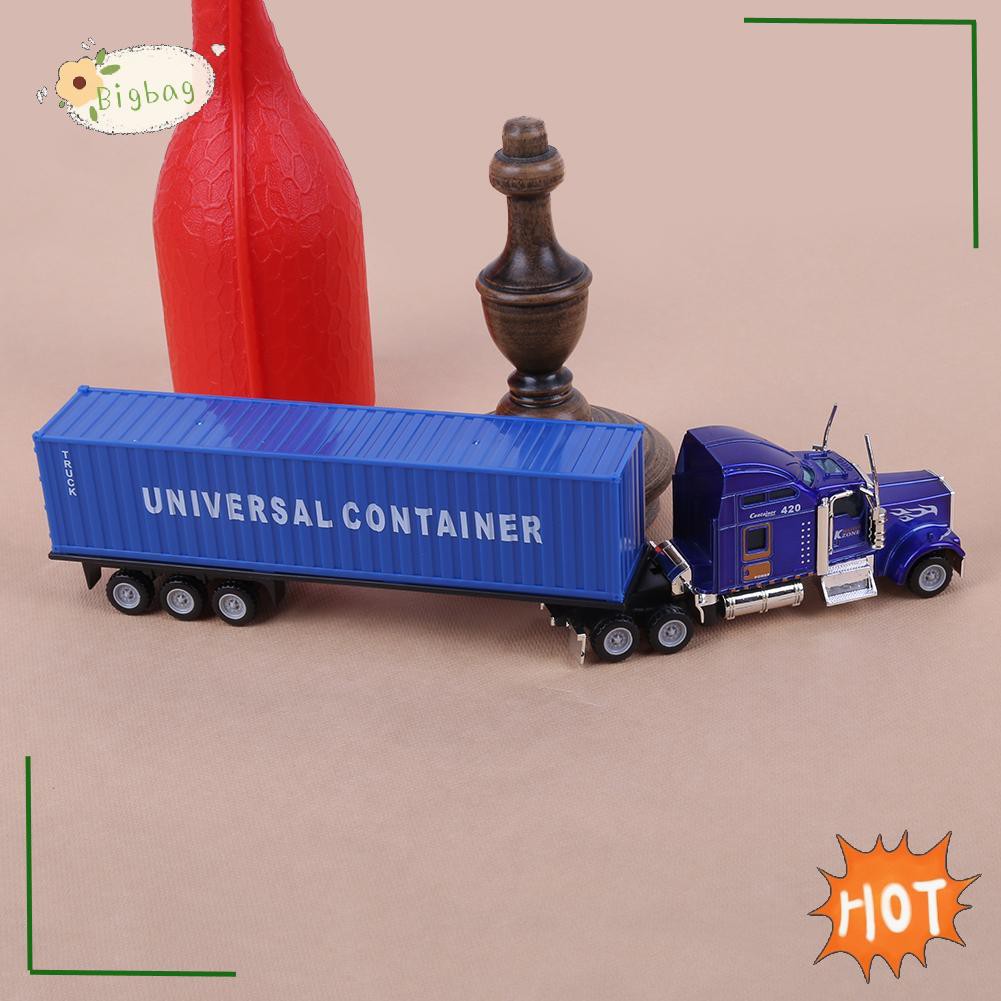 Đồ chơi mô hình xe container bằng hợp kim tỉ lệ 1: 65