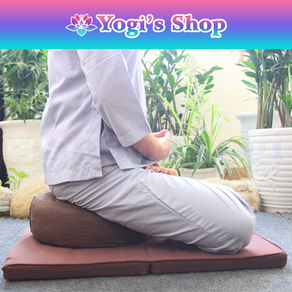 Bồ Đoàn Vỏ Đậu Xanh (Gối Ngồi Thiền), Đường Kính 25cm, Cao 8cm | Hỗ Trợ Thực Hành Yoga &amp; Thiền