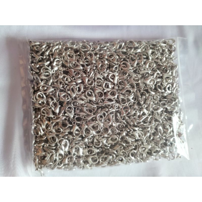 Bán sỉ bịch 1000 móc khoá càng cuaKhoá đầu tôm inox size 10mm không đen không gỉ