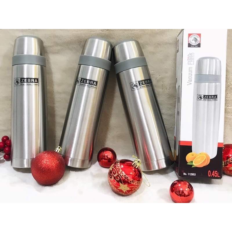 Bình giữ nhiêt Prima II 450ml - 112953 Zebra Thái Lan