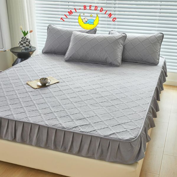 Ga chống thấm cotton cao cấp kháng khuẩn, thoáng khí – Ga giường chống thấm - Timibedding