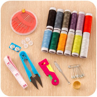 Bộ Kim Chỉ May Vá Đa Năng 55 Món Kèm Hộp Đựng Trong Suốt