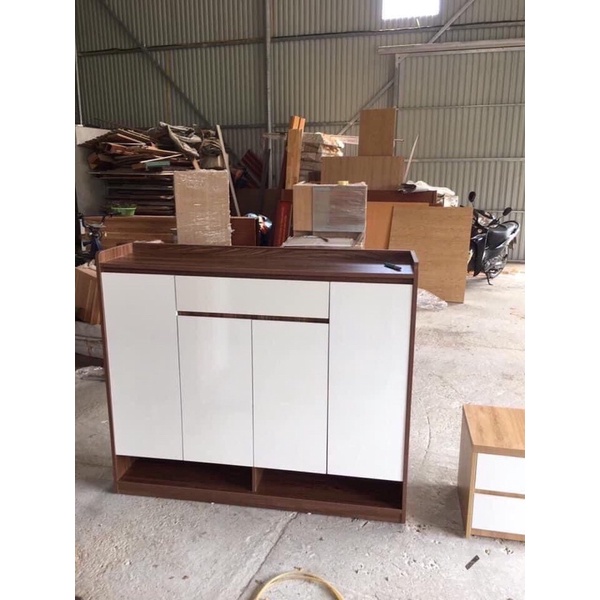 Tủ giày gỗ MDF 4 cánh