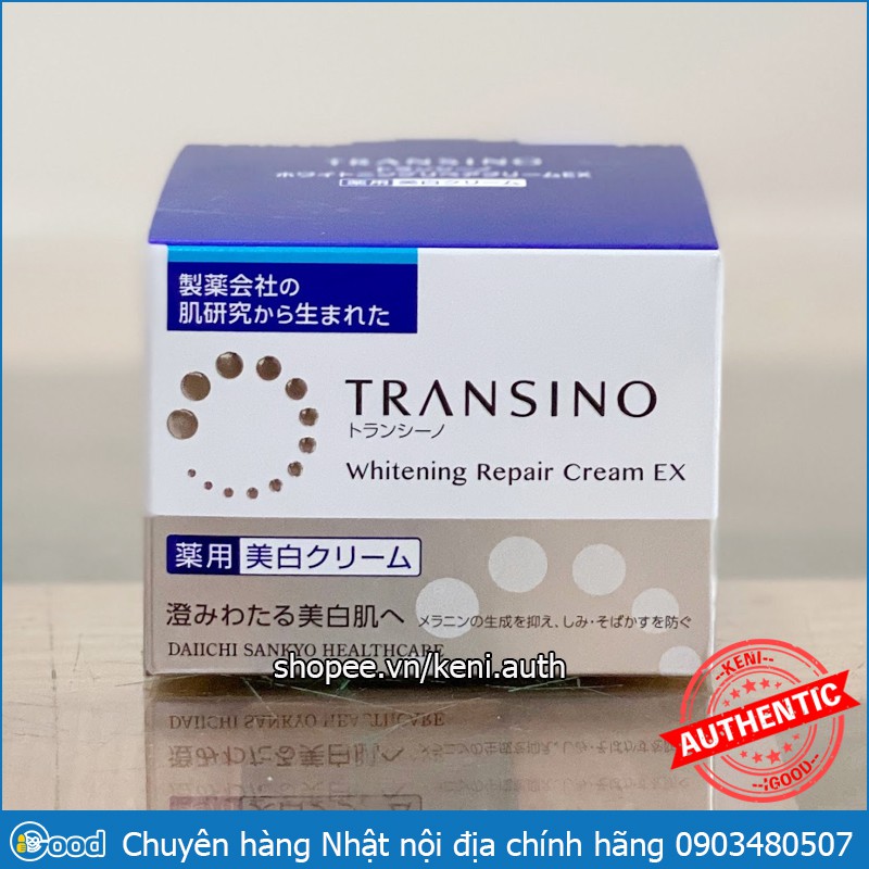 Kem đêm giảm nám Transino Whitening Repair Cream EX 35g (mẫu 2020)