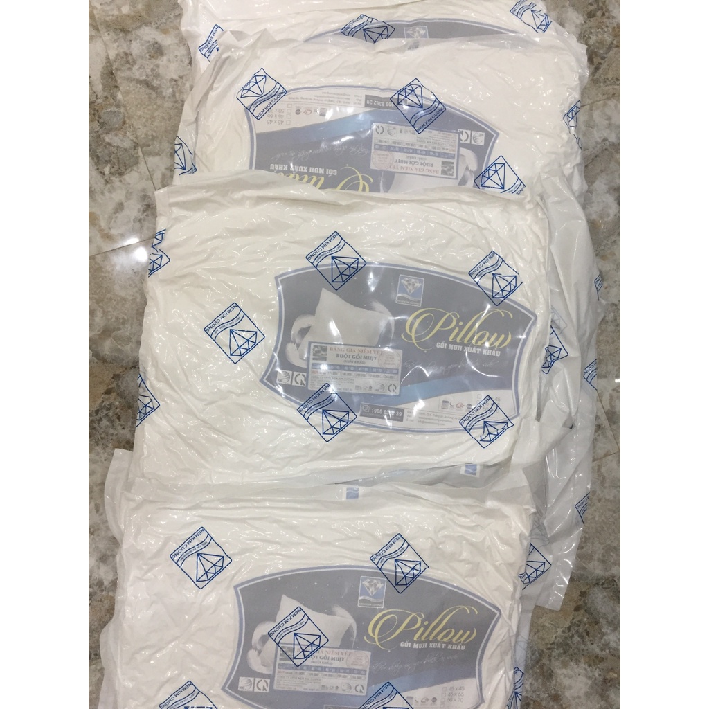 Ruột gối đầu xuất Khẩu Kim Cương bông cao cấp kích thước 45x65cm