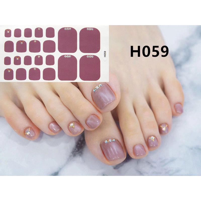 Nhãn dán trang trí móng chân màu sắc đẹp mắt