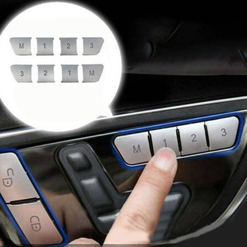 Ghế kiểu dáng ô tô Điều chỉnh bộ nhớ 1 2 3 M Nắp đậy nút bấm cho Mercedes Benz GLA CLA GLK GLE CLS ML GL a B C E Class