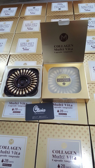 Viên Collagen tươi Ammud Multi Vita Ampoule Hàn Quốc 28 Viên