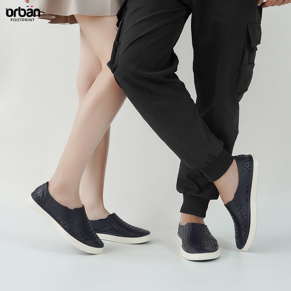 [Phom nhỏ] Giày nhựa URBAN nam nữ đi mưa đi biển D2201- Chất liệu EVA siêu nhẹ chống nước
