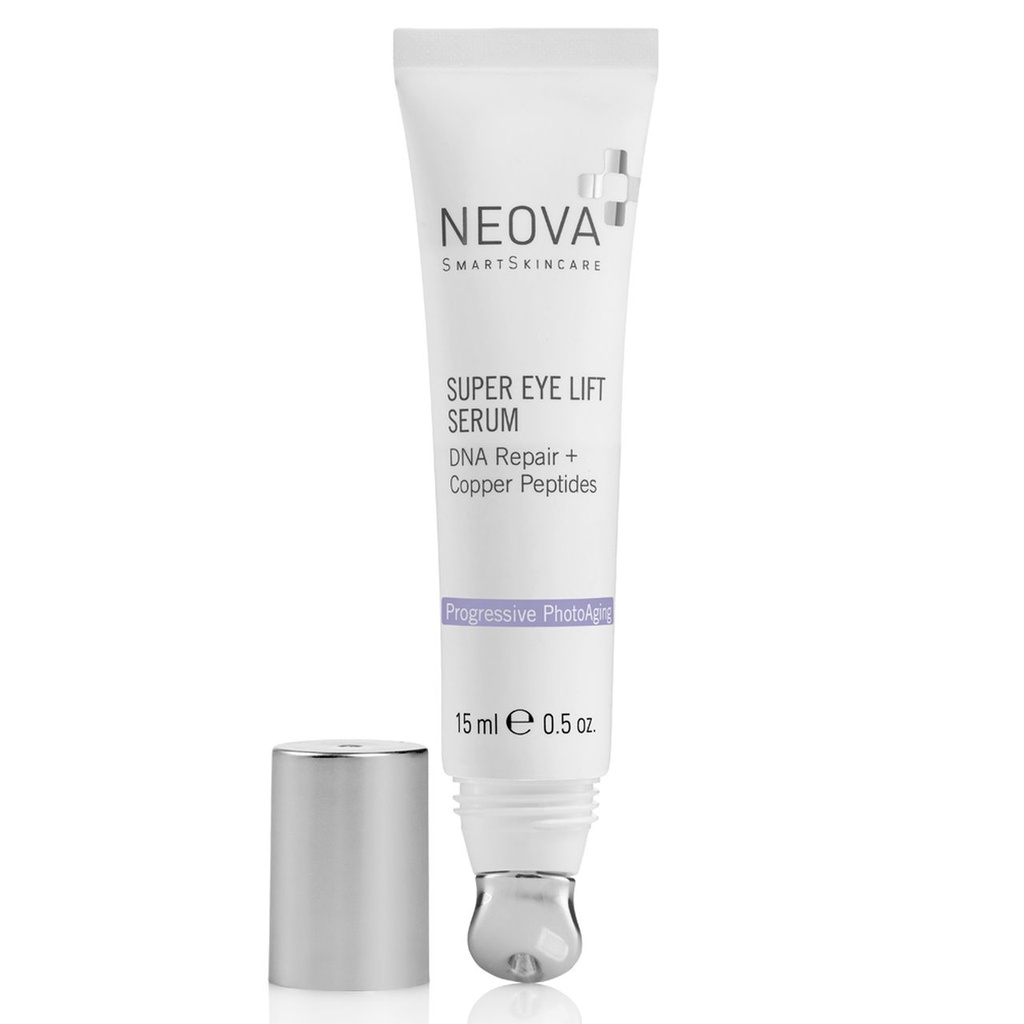 Serum Cấp Ẩm, Xóa Nhăn, Làm Căng &amp; Sáng Vùng Da Quanh Mắt Neova Super Eye Lift Serum DNA Repair + Copper Peptide 15ml