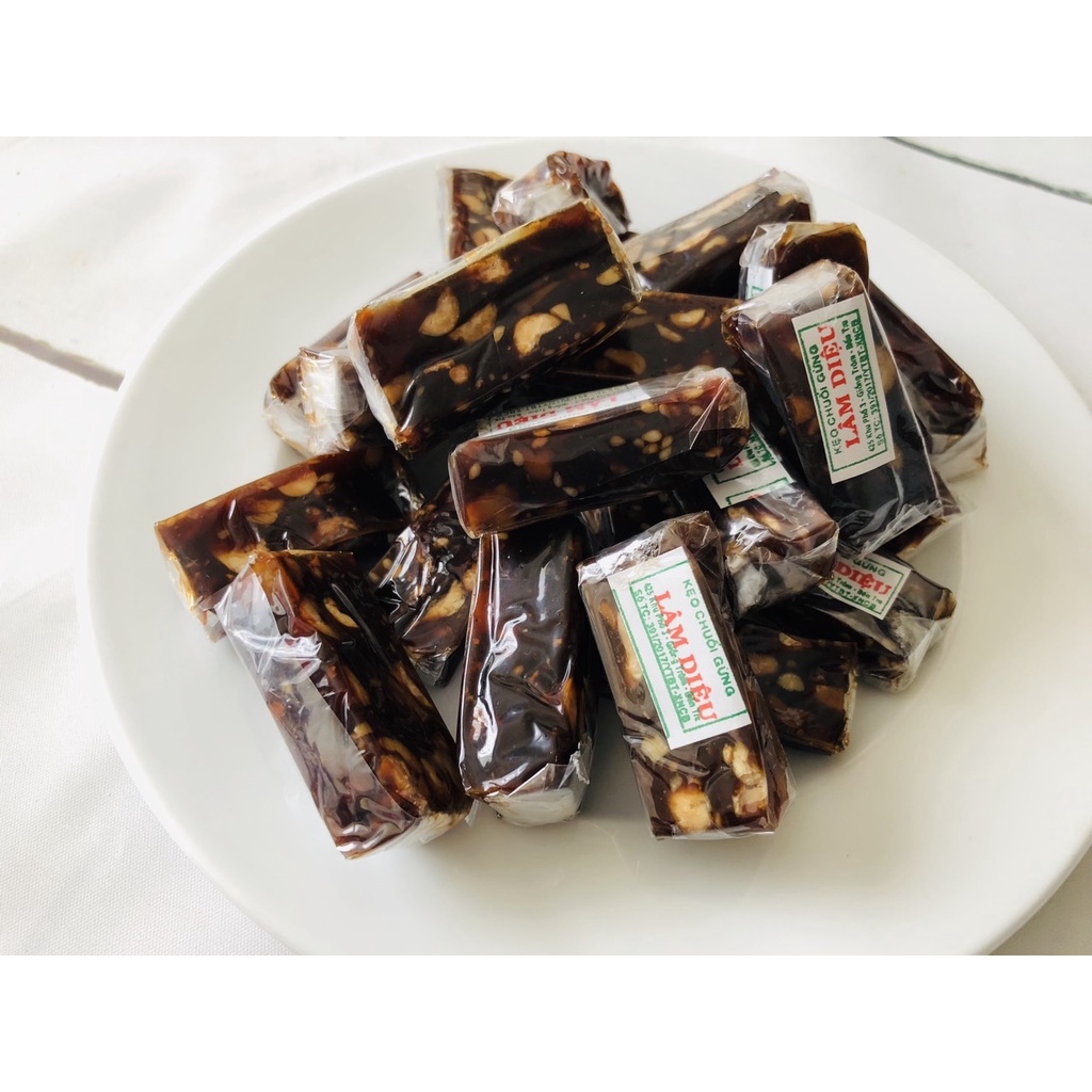 Kẹo Chuối Tươi Gừng Mè, Đậu Phộng 200g/500g/1kg