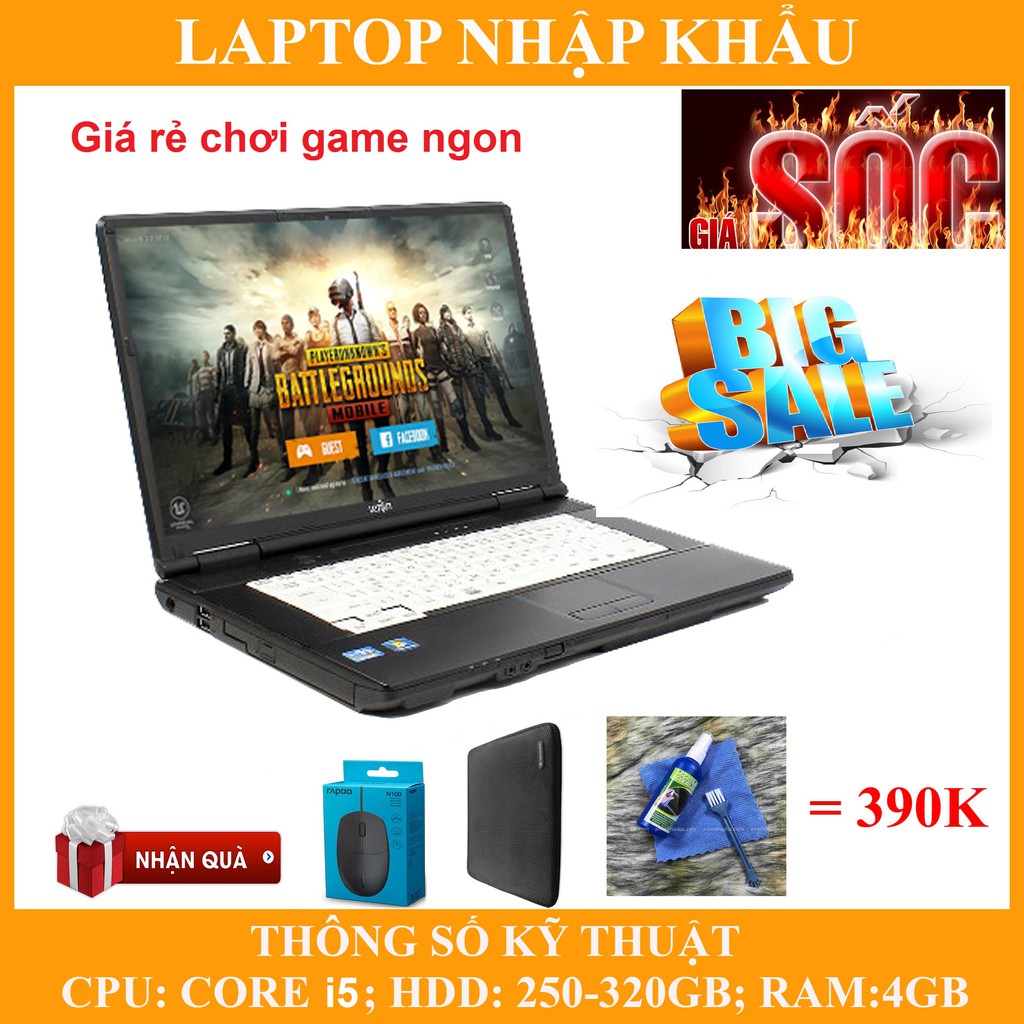 Laptop Fujisu nhập khẩu từ Nhật - Siêu bền - Chơi game online LOL | BigBuy360 - bigbuy360.vn