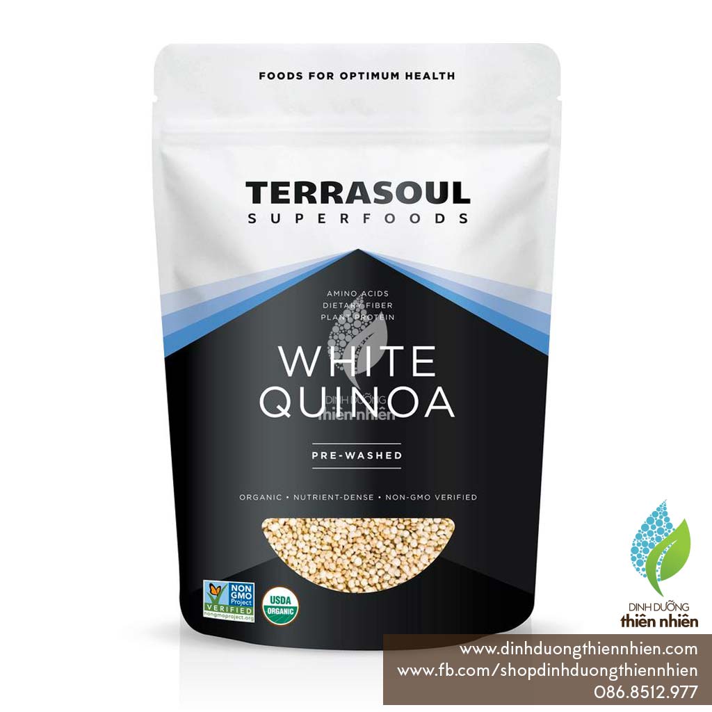 [100g] Diêm Mạch Trắng Hữu Cơ Terrasoul Organic White Quinoa