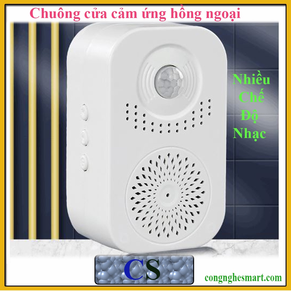 Báo động không dây tích hợp ghi âm giọng nói SC80 tích hợp sạc và Pin