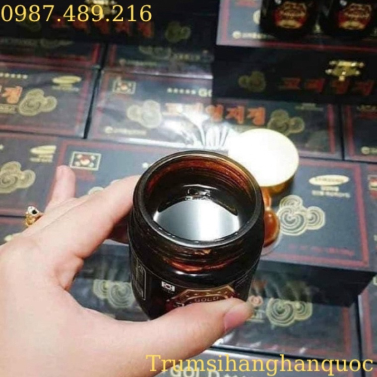 Cao Linh Chi Cao Cấp Hộp Gỗ Đen Hàn Quốc ( hộp 3 lọ x 120gr) [ Hàng Mới Về ]