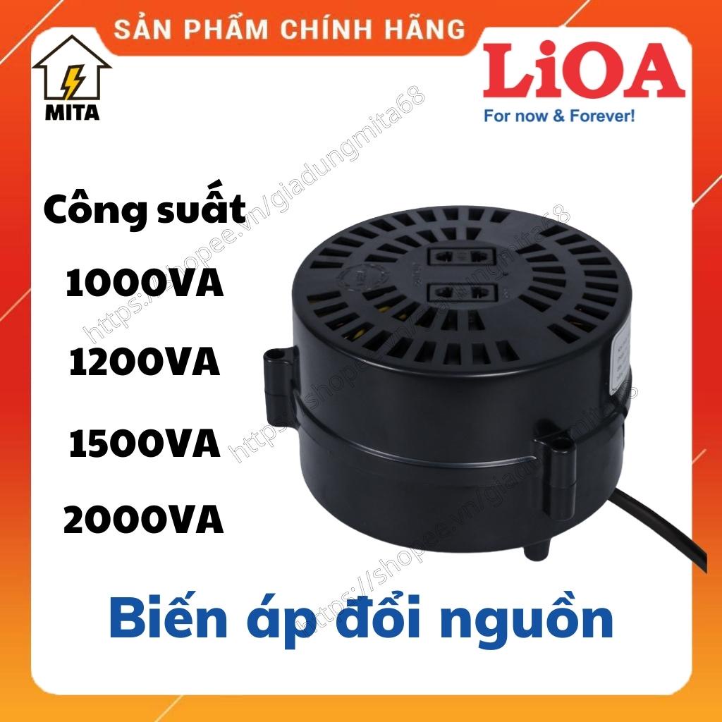 Biến áp đổi nguồn LiOA 1000/1200/1500/2000VA, biến áp đổi nguồn hạ áp LiOA ( Điện Vào 220V- Điện Ra 100V/120V) - MITA