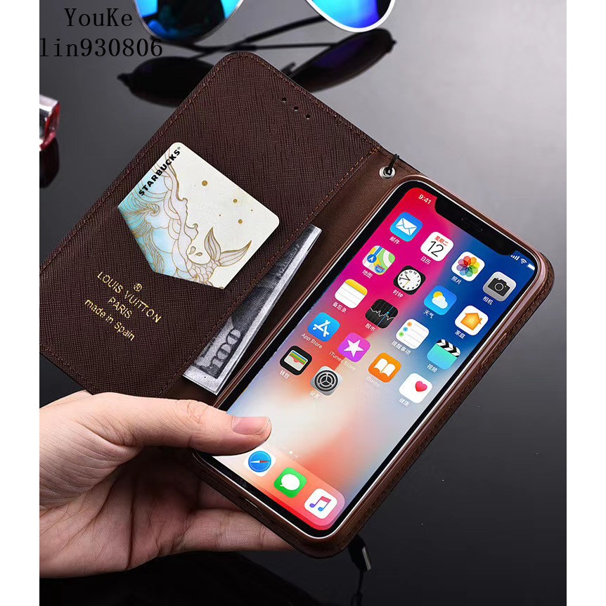 Bao Da Điện Thoại Nắp Gập Họa Tiết LV Sang Trọng Cho Iphone 12 | BigBuy360 - bigbuy360.vn