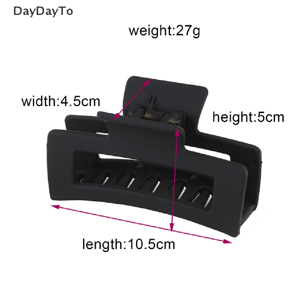 Kẹp Tóc Càng Cua Bằng Nhựa Cho Nữ