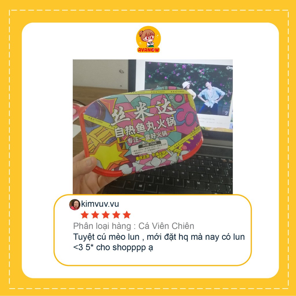 [Mã GROXUAN1 giảm 8% đơn 150K] Lẩu tự sôi Trùng Khánh 🍣 Avanow 🍣 258g nhiều topping,đồ ăn vặt trung quốc | BigBuy360 - bigbuy360.vn