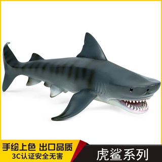 đồ chơi cá mập hổ lớn cá mập lớn cá mập trắng lớn megalodon cá mập đầu búa sinh vật biển động vật trẻ em mô phỏng