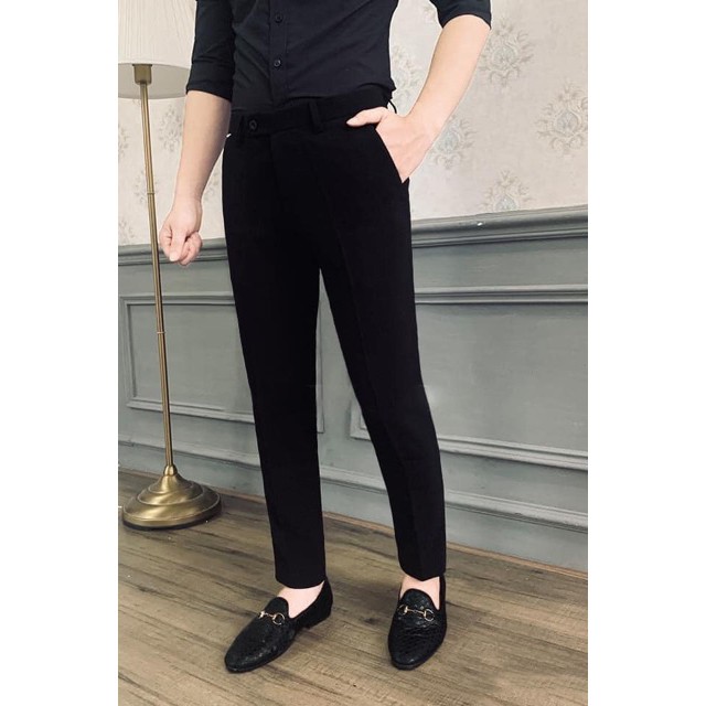 [BIG SALE] Quần âu đen vải tuyết mưa dày cao cấp sale 86k-98k