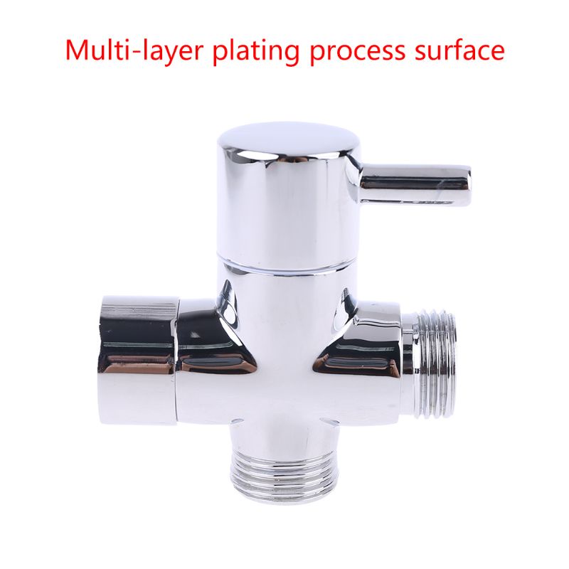 Van Chữ T G1 / 2 &quot;3 Chiều Bằng Đồng Thau Chuyên Dụng Cho Vòi Xịt Nước Bồn Cầu