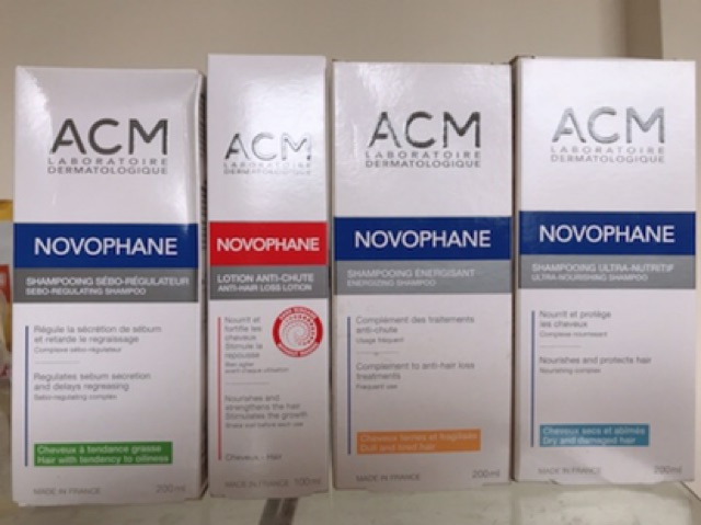 Dầu gội làm sạch da đầu, chăm sóc và ngăn ngừa rụng tóc cho da đầu nhờn Novophane Sebo-Regulating Shampoo 200ml