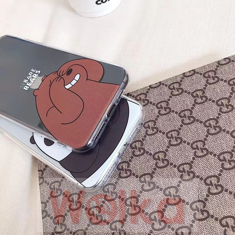 Ốp lưng hình gấu đáng yêu cho iPhone 12mini 12 Pro Max 11 11pro Max iPhone 6s 6 7 8 Plus X XR XS MAX Cute We Bare Bears | WebRaoVat - webraovat.net.vn