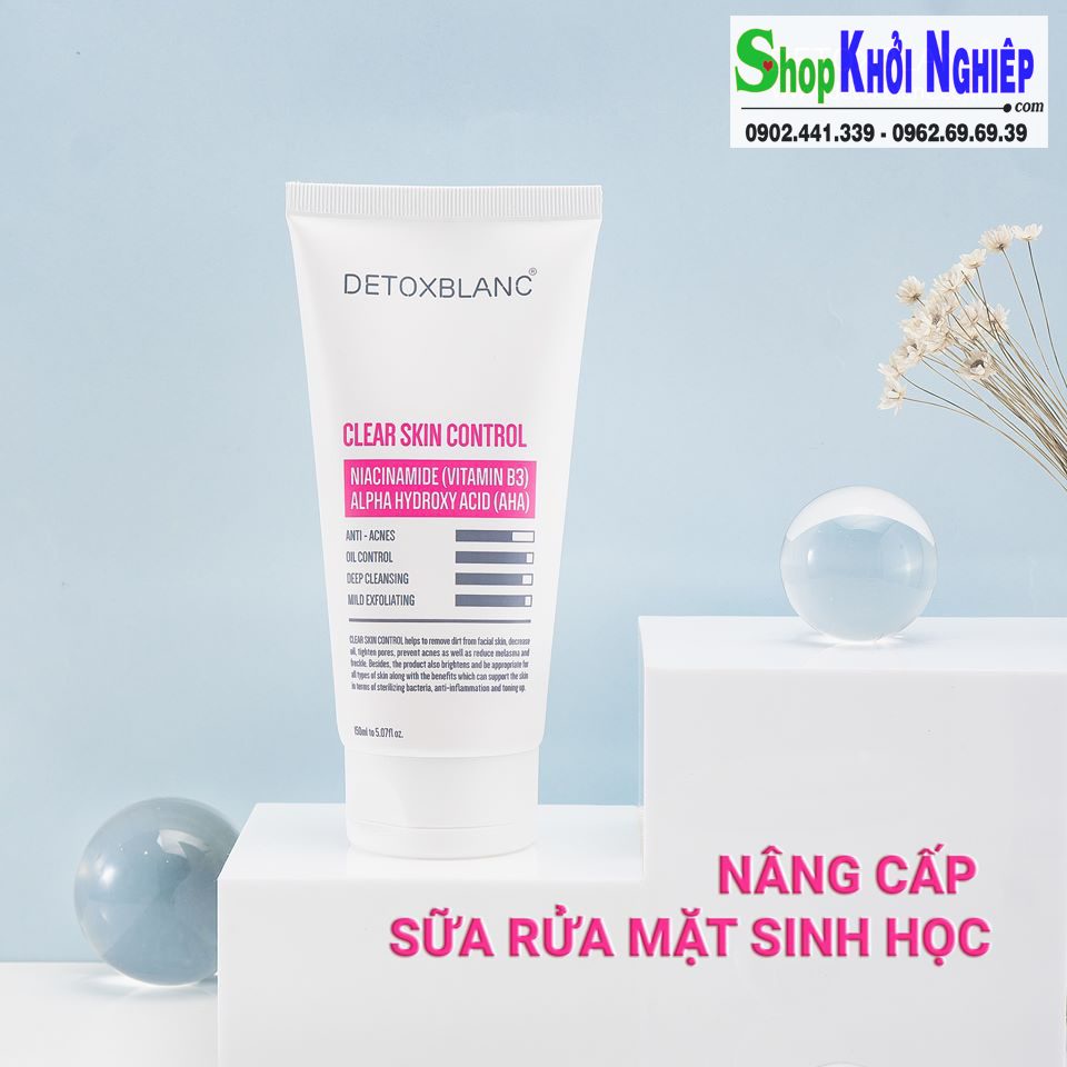Sữa rửa mặt detox blanc số 2