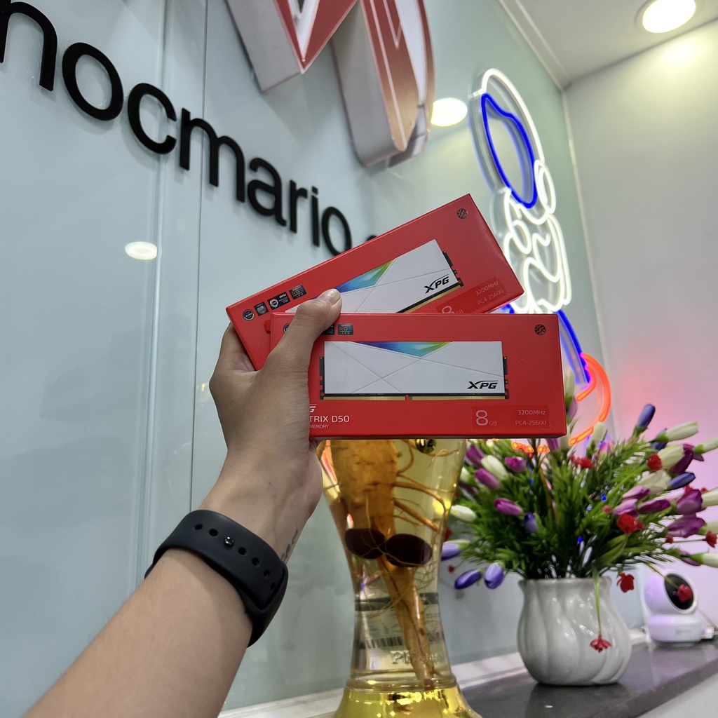 Ram ADATA XPG Spectrix D50 8GB bus 3200 White