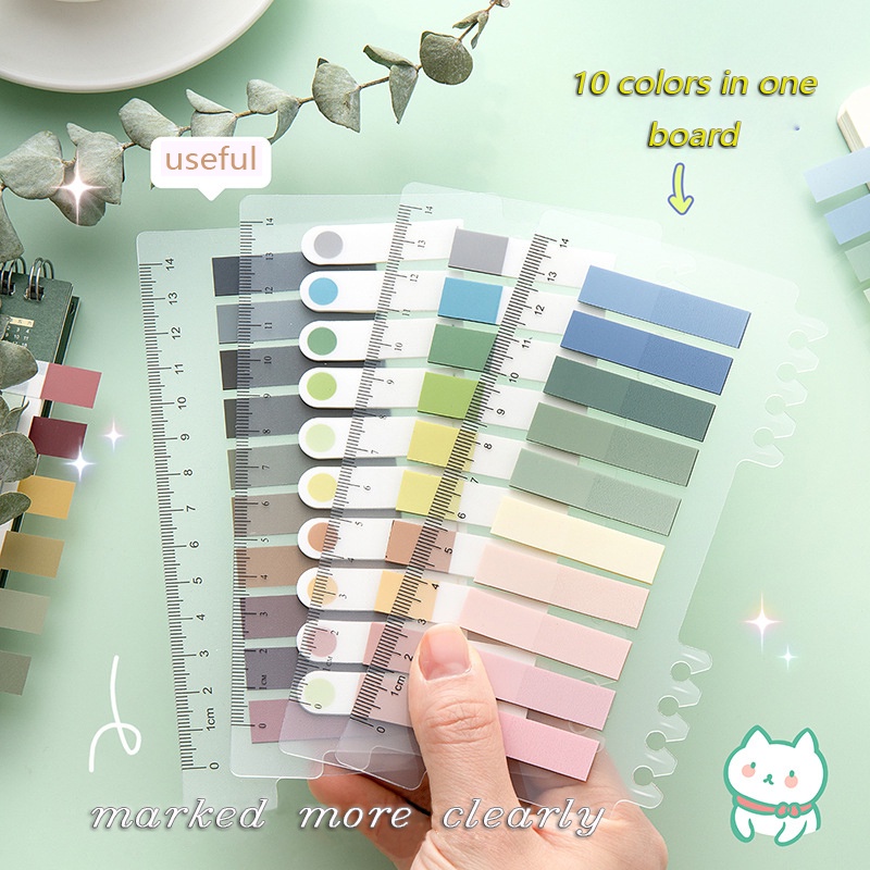 Giấy Dán Ghi Chú Đánh Dấu Trang Sách Tiện Dụng Cho Học Sinh / Văn Phòng