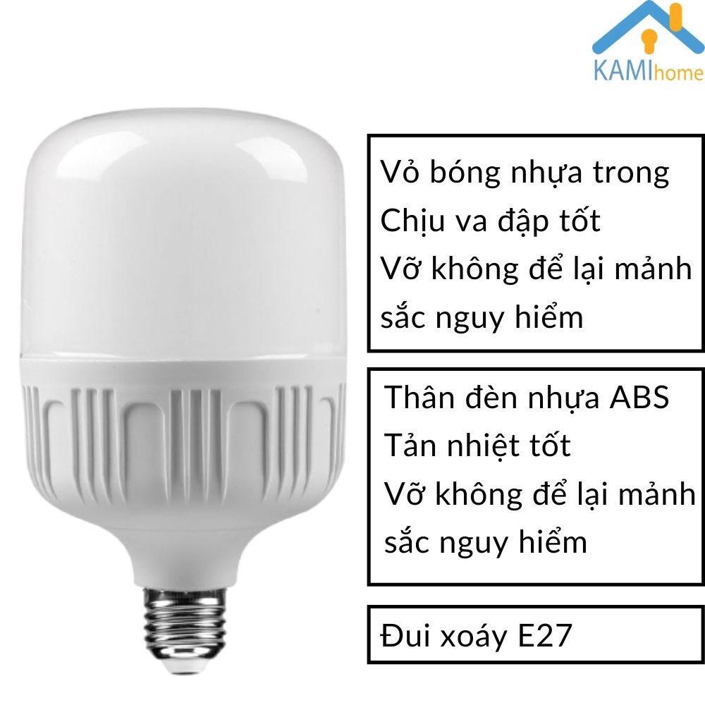 Bóng đèn Led Bulb siêu sáng chống vỡ công suất 10/15/20/30/45W Kamivietnam 37002