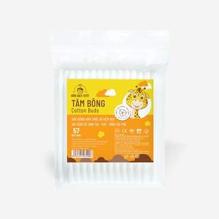 [Hàng tặng không bán] Tăm bông Bông Bạch Tuyết trẻ em 57 que/ gói