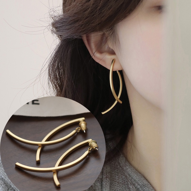 Bông Tai Dáng Dài Bằng Kim Loại Cao Cấp Thời Trang Mùa Hè Hàn Quốc 2022