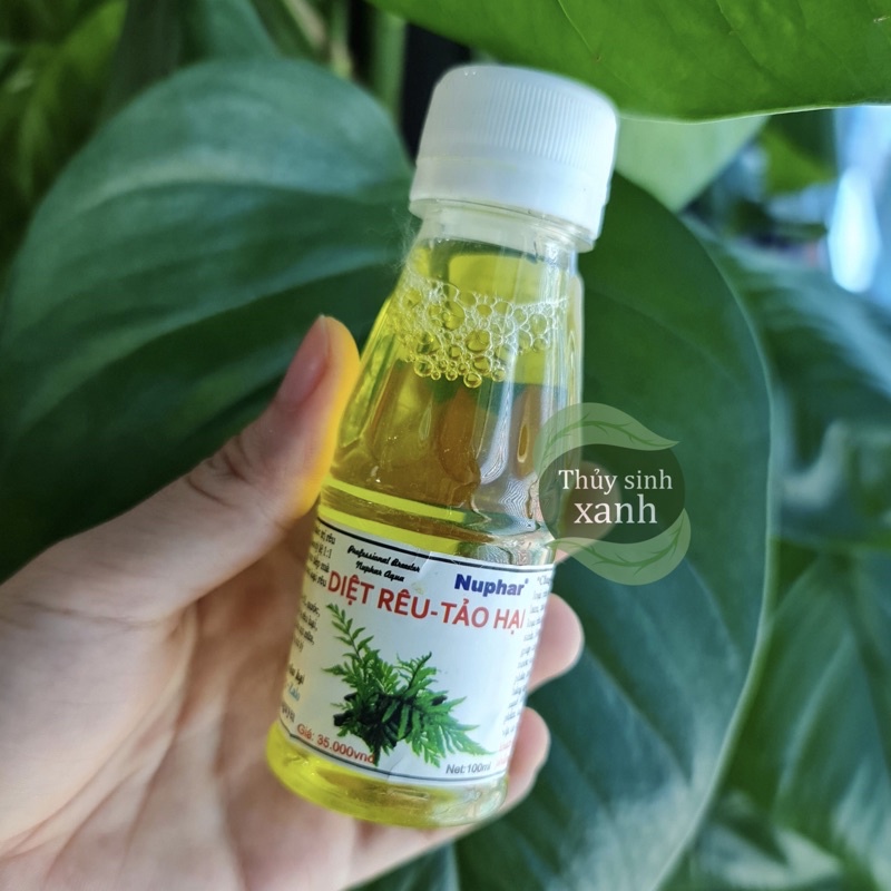 Thuốc Diệt Rêu Tảo Hại Nuphar (100ml) Chế Phẩm Ức Chế Rêu Tảo Hại Hồ Cá
