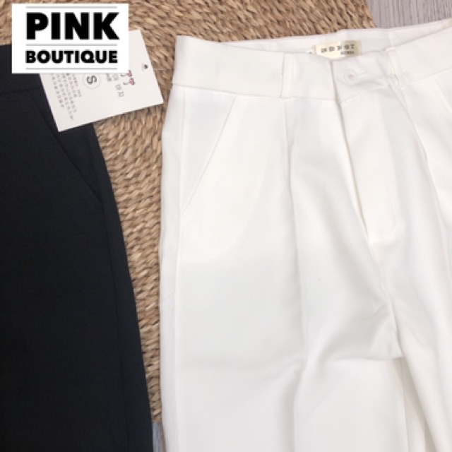 Quần Xuông Dài Nữ Ống Rộng Lưng Cao Pink Boutique