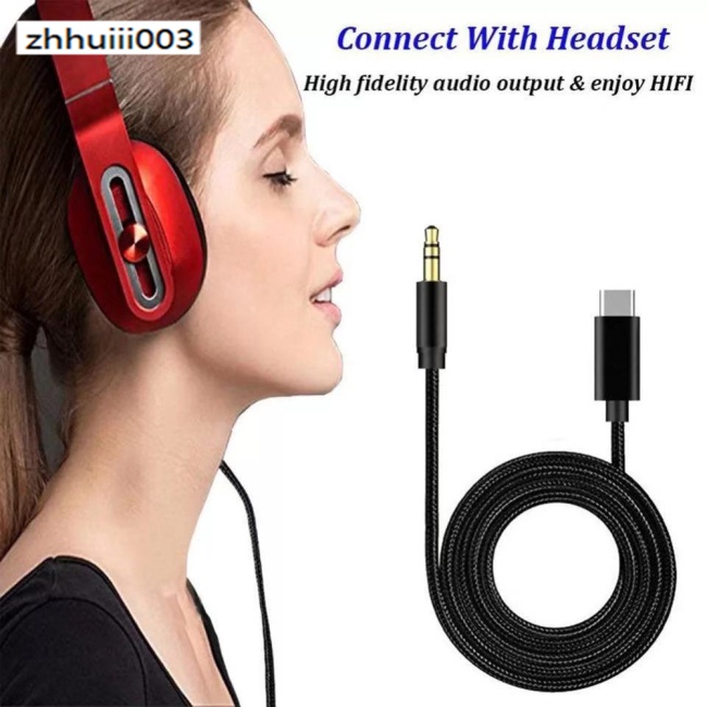 Cáp Chuyển Đổi Usb Type C Sang 3.5mm Aux Cho Điện Thoại Di Động