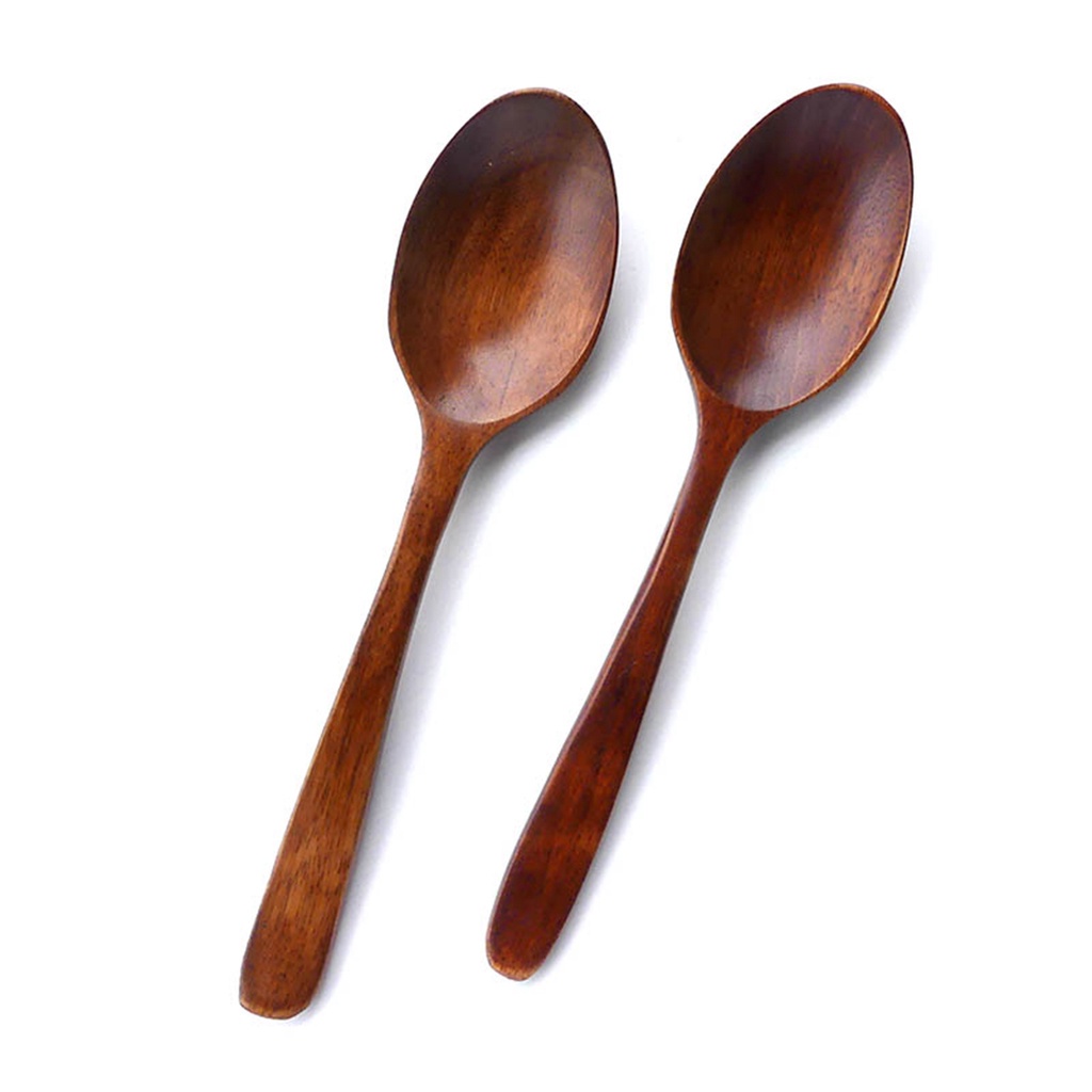 Muỗng Gỗ Ăn Cơm / Trà Súp Phong Cách Nhật Bản Cho Bé