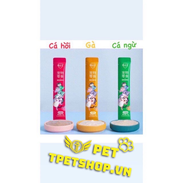 Súp thưởng cho mèo- Bổ sung dinh dưỡng Pett - 03 vị que 15g