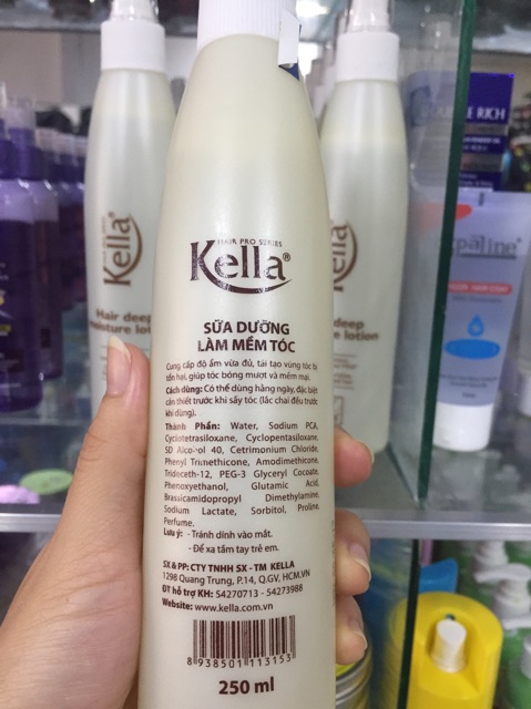 Sữa dưỡng làm mềm tóc kella 250ml