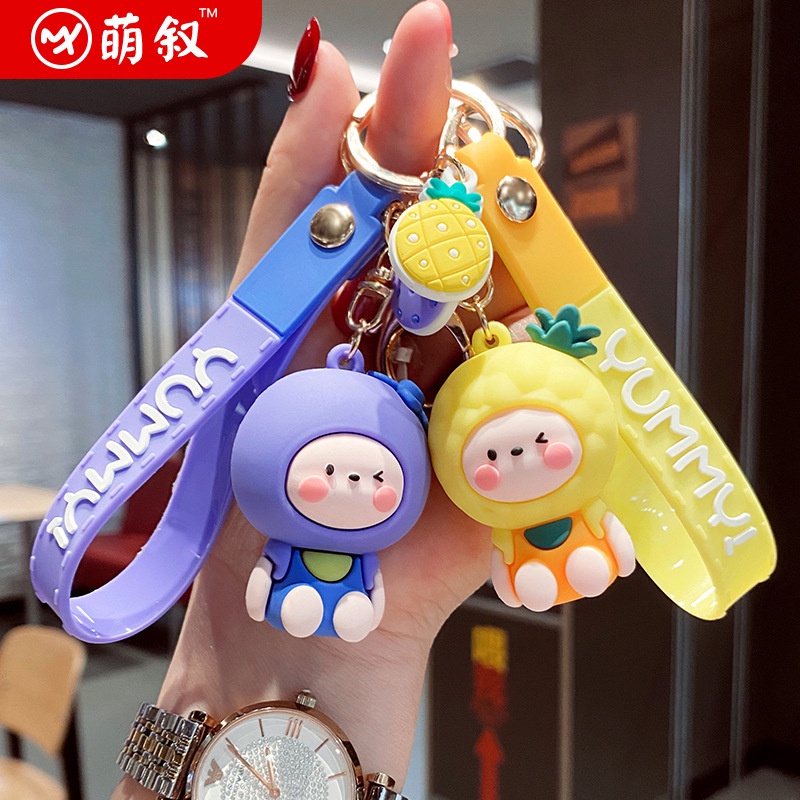 Móc Khóa Búp Bê Hoạt Hình Mềm Mại Đáng Yêu