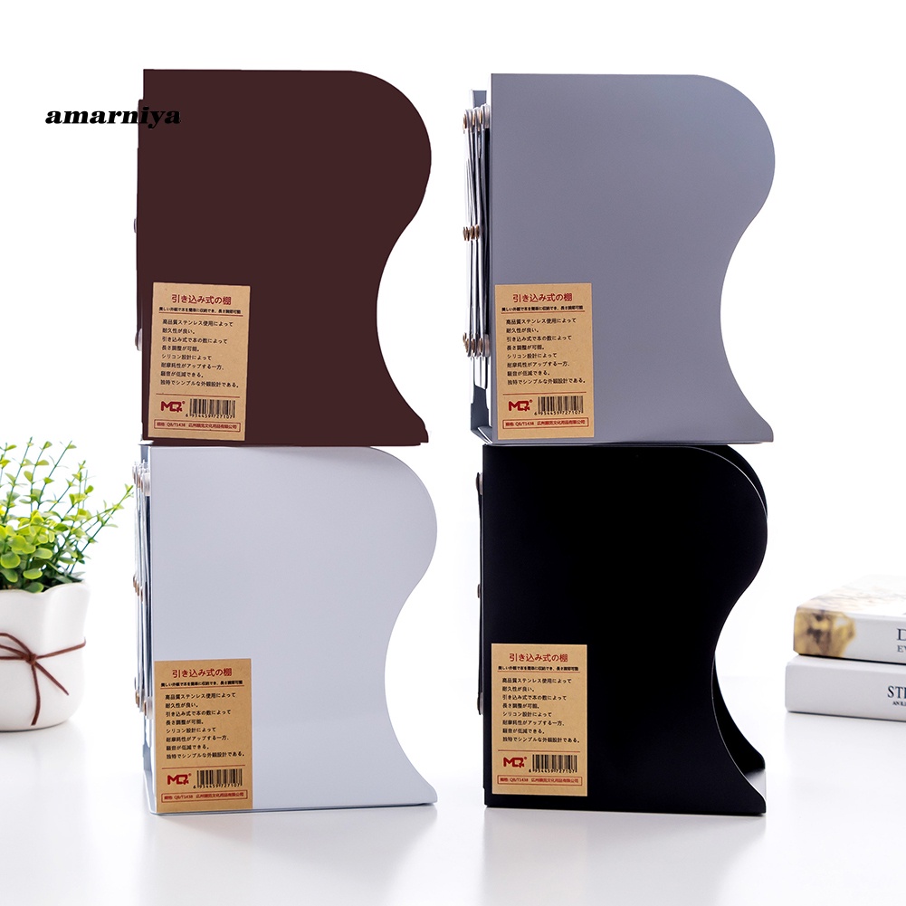 Giá Đỡ Sách Bằng Kim Loại Có Thể Gấp Gọn Tiện Dụng