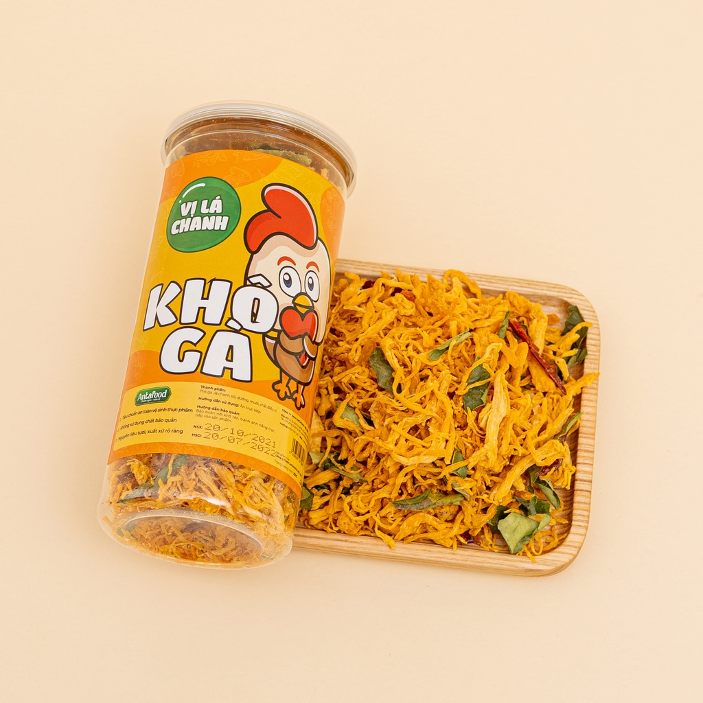Khô gà lá chanh lọ 250gr thương hiệu Antafood | BigBuy360 - bigbuy360.vn