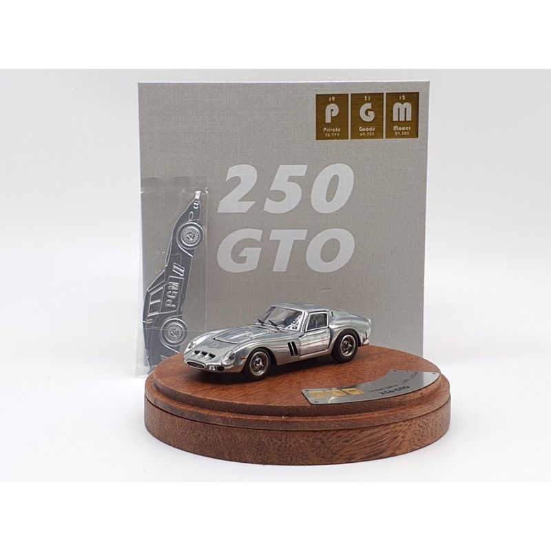 Xe Mô Hình Ferrari 250 GTO 1:64 PGM ( Crom Bản Tròn )