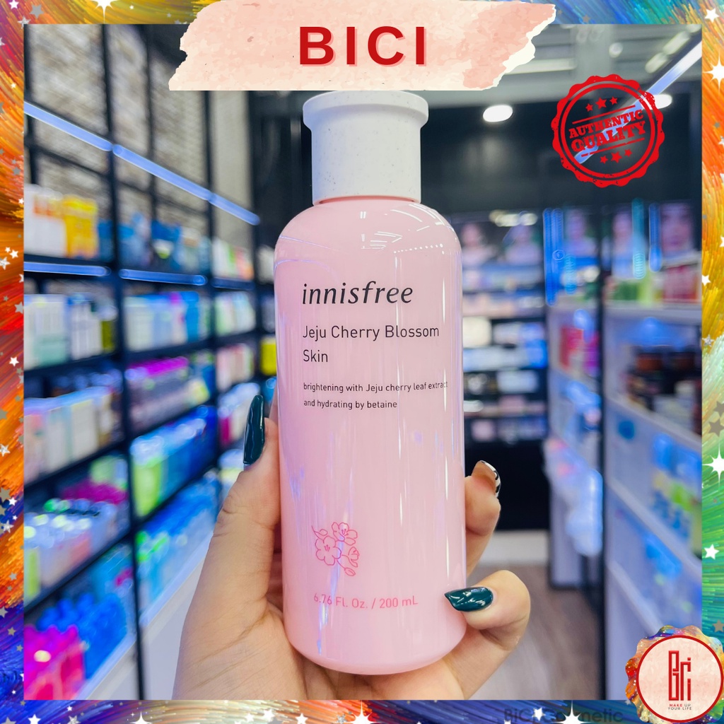 Nước hoa hồng Innisfree Jeju Cherry Blossom Skin (200 ml)