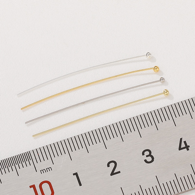 Bộ 10 Ghim Tròn Mạ Vàng 18K 14K Nhiều Màu Sắc Dùng Làm Bông Tai diy