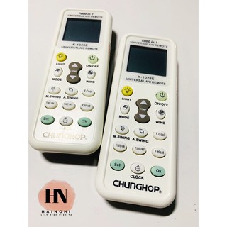 Remote Máy Lạnh Đa Năng Chunghop K-1028E