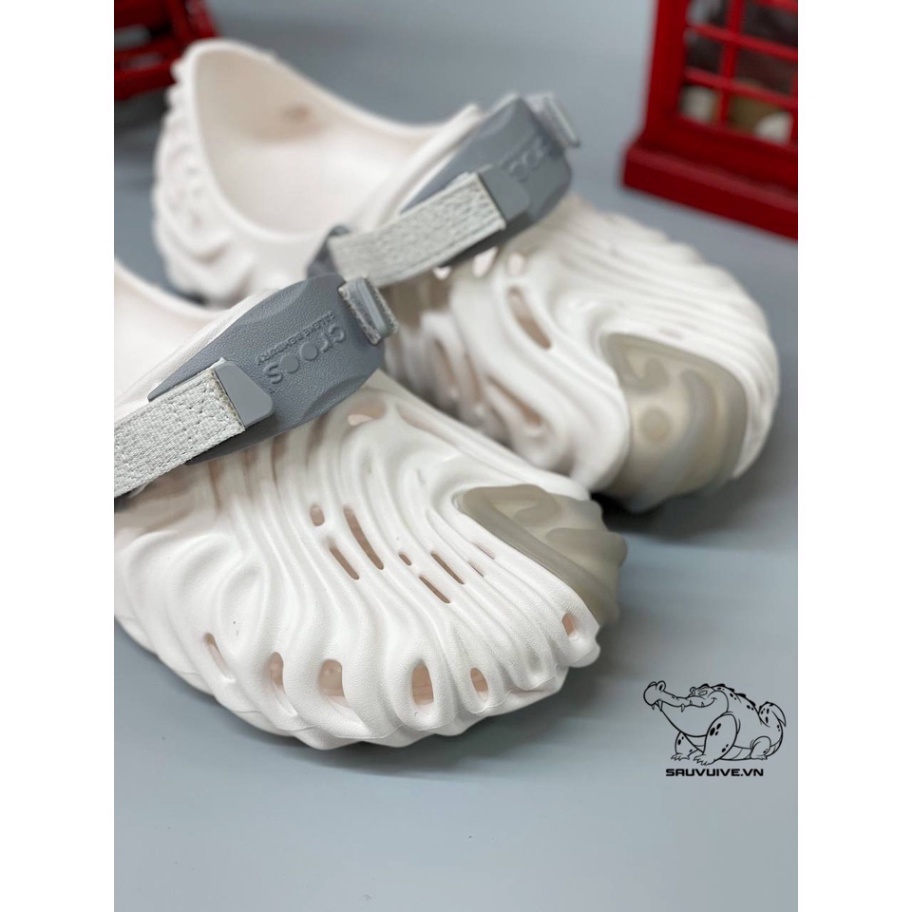 Dép Crocs Pollex Salehe Bembury Clog Chính Hãng Unisex, Band thiết kế mới, độc lạ dạng sục đúc nguyên đôi koro