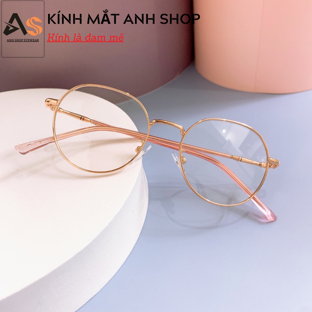 Kính giả cận kim loại tròn nhỏ thời trang nữ giới 2268