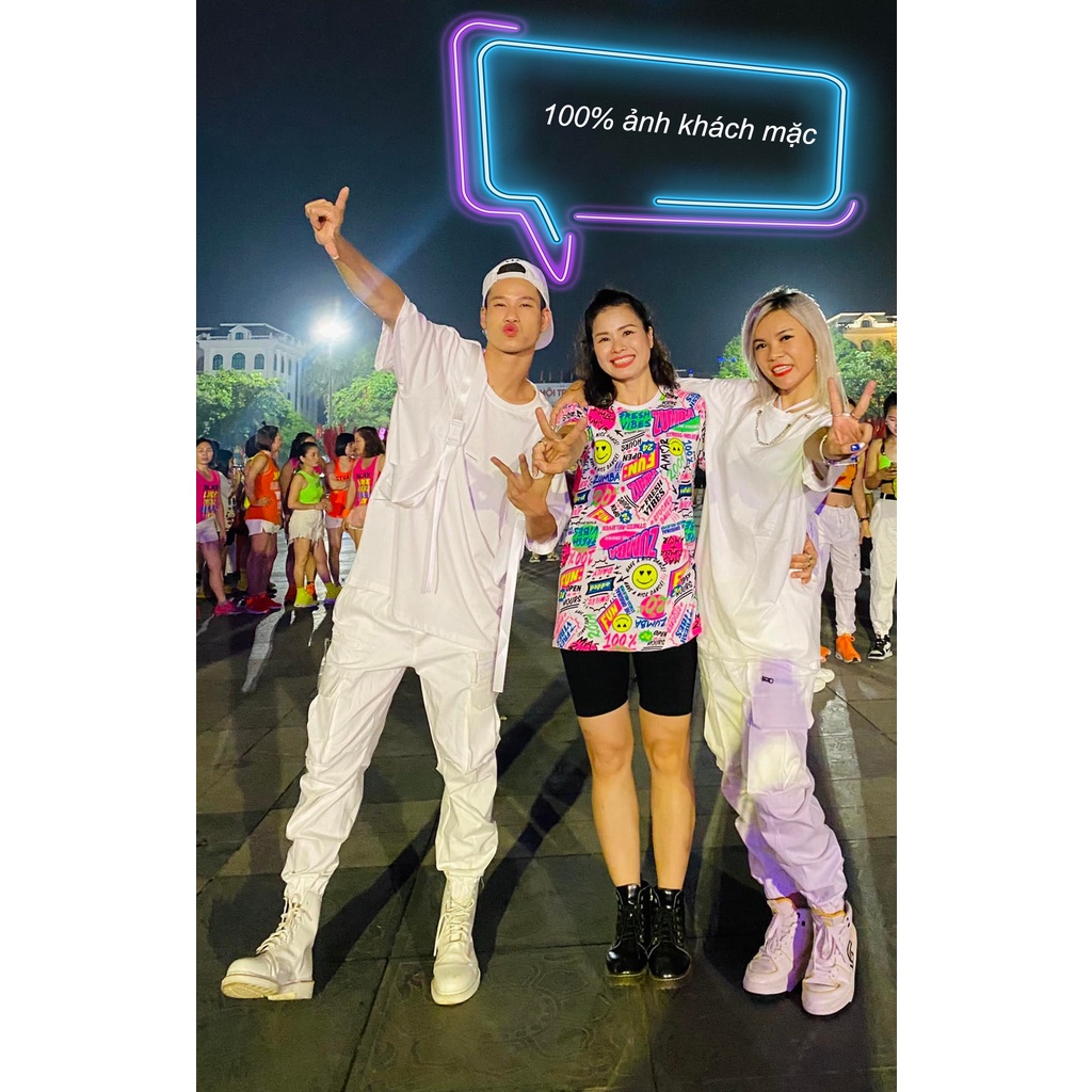 Quần jogger kaki nam nữ - Thiết kế túi hộp quần jogger thể thao unisex kiểu dáng thể thao đen trắng cam Zumba hiphop J21